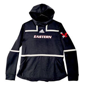 Eastern Washington University‎ M Adidas Hoodie Womens Black Red Athletic LOGO